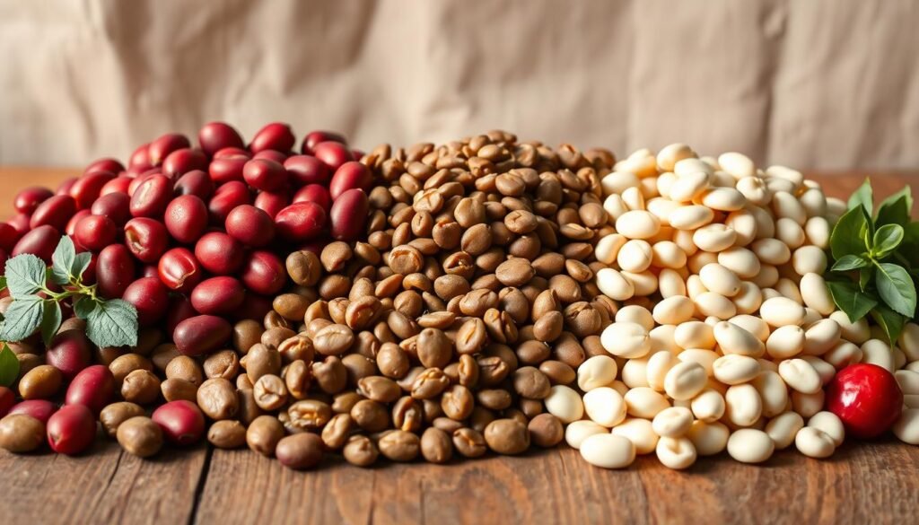 Legumes beans and lentils